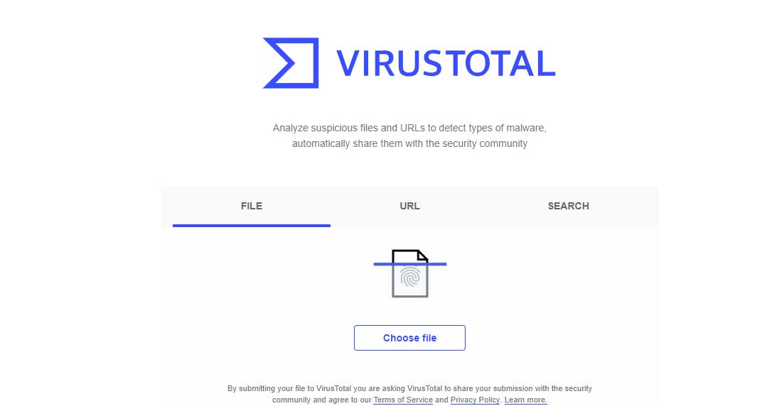 Sử dụng công cụ VirusTotal