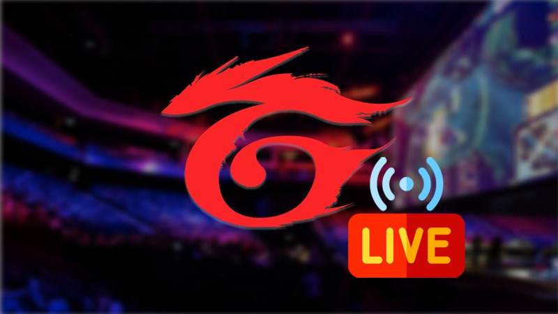 Quá trình phát live stream trên Garena Live