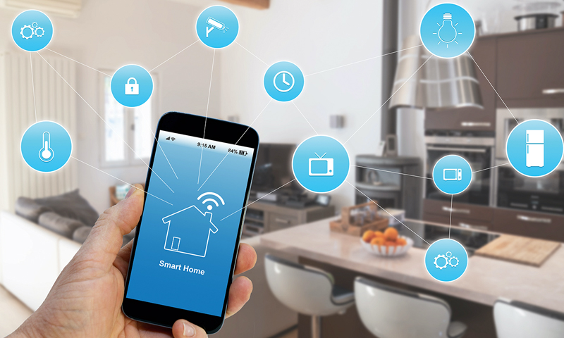 Với smarthome, bạn có thể kiểm soát và quản lí những mọi thiết bị thông minh được kết nối trong nhà của mình